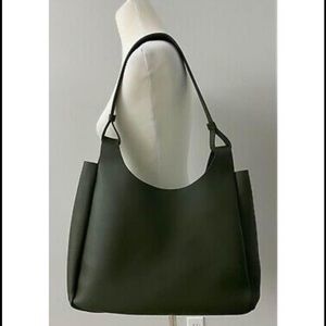 Green Faux Leather Bag